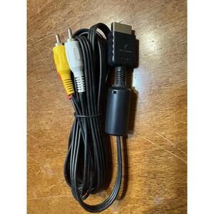 Genuine Sony OEM RCA AV Audio/Video Cable For PlayStation PS1 PS2 PS3